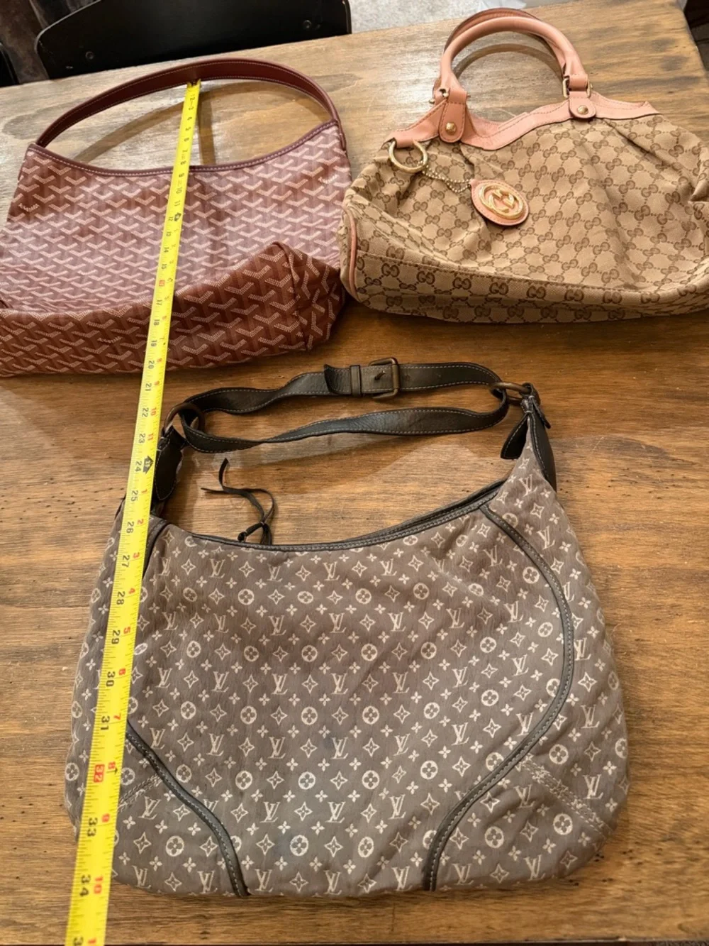 Lot Junk 3 Monogram Shoulder Bag - Designer Style - Picture 8 of 10